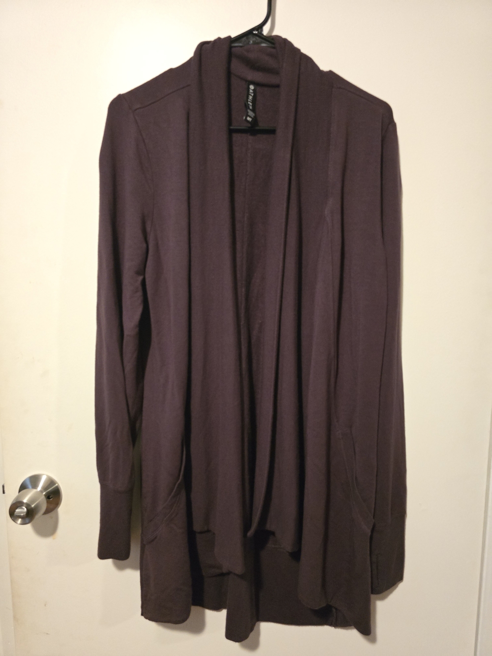 Athleta Pranayama Wrap - Dark Plum - Medium Tall